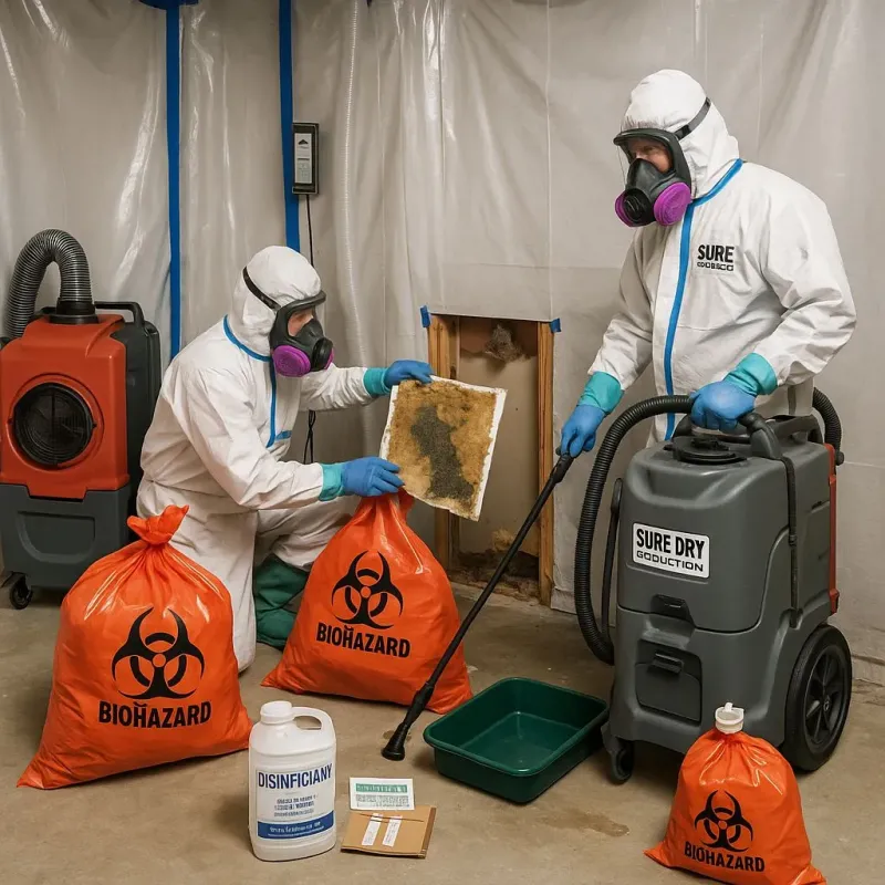Contaminated Water Handling Protocols process in DeQuincy, LA