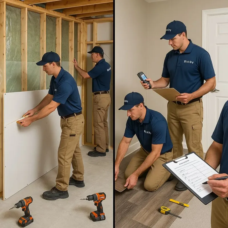 Repairs and Reconstruction process in DeQuincy, LA